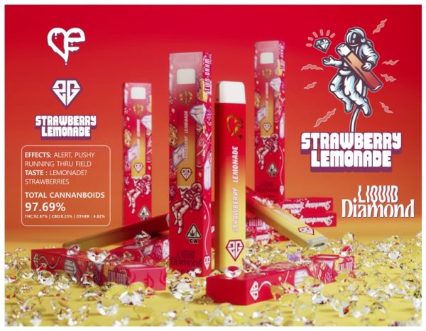 Liquid Diamond Straw Berry Lemonade